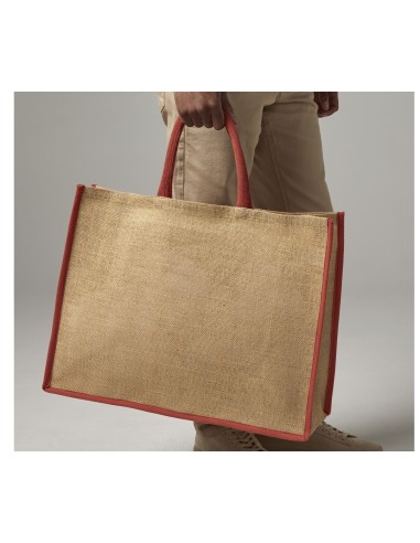 WES-W475-Natural Starched Jute Market Shopper